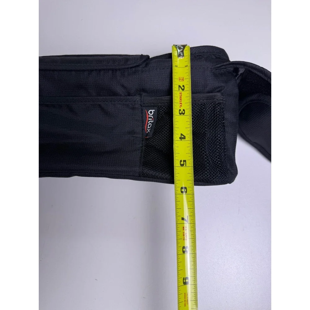 Britax Stroller Organizer Black Universal Fit Insulated Cup Holders Mesh Pockets